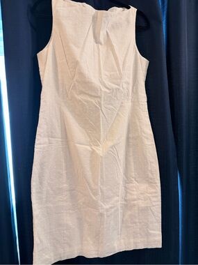 Ralph Lauren White Sleeveless Midi Dress